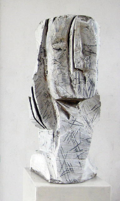 Kopf, Holz, 70cm x 29 cm x 33 cm, 2012